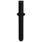 Patas de Muebles 12 pcs Negro 66 x 36 x 160 mm Hierro