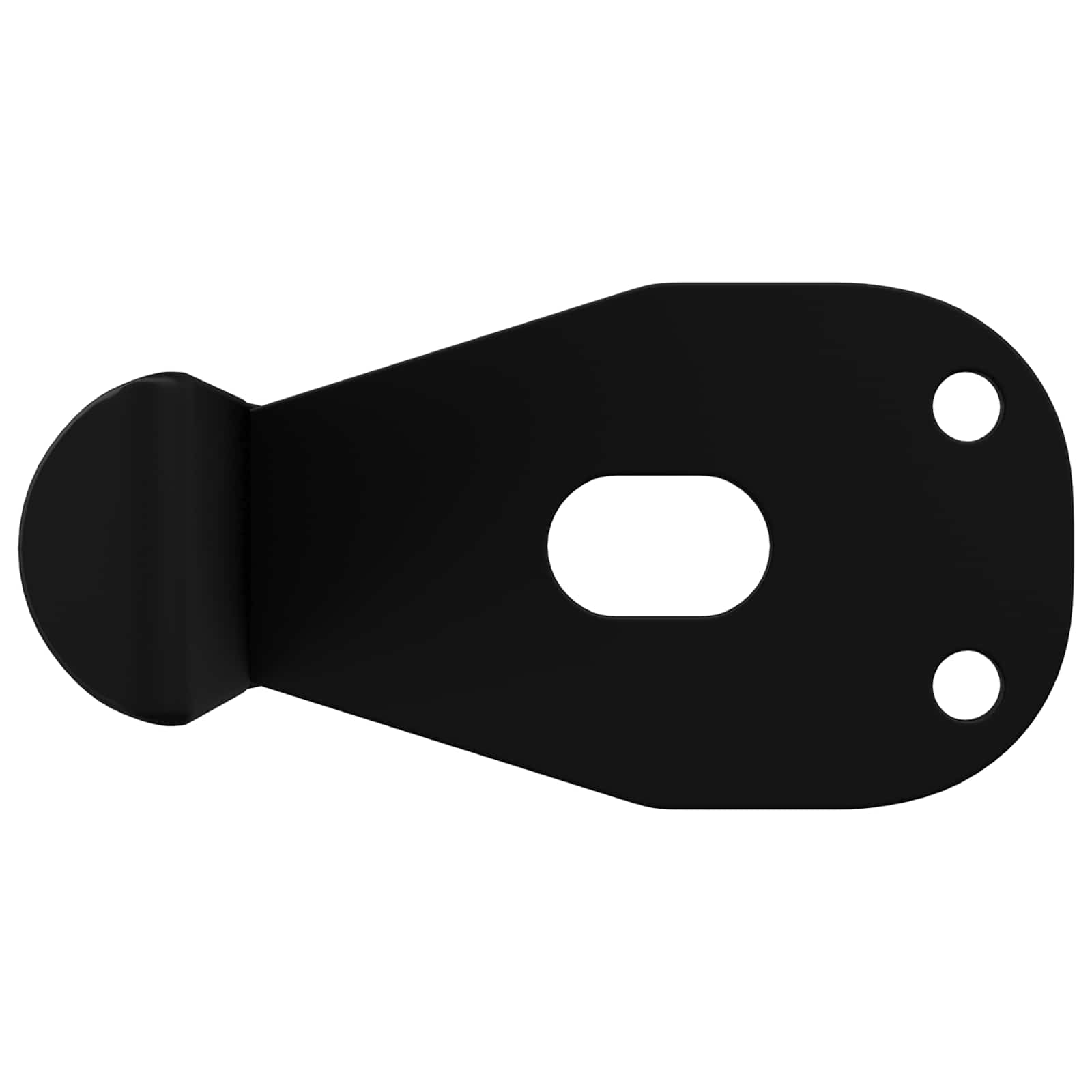 Patas de Muebles 12 pcs Negro 66 x 36 x 160 mm Hierro