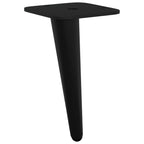 Pies de Soporte 12 pcs Negro 56 x 56 x 100 mm Hierro