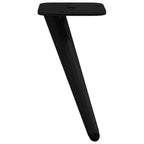 Pies de Soporte 12 pcs Negro 56 x 56 x 100 mm Hierro