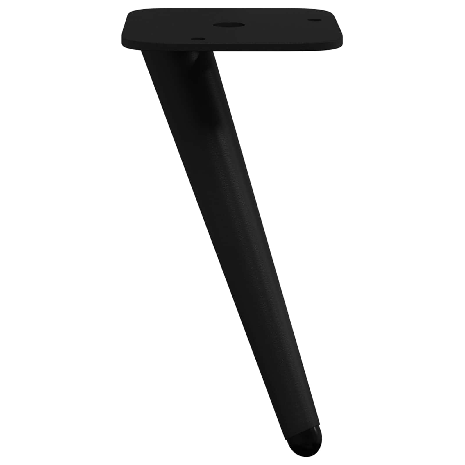 Pies de Soporte 12 pcs Negro 56 x 56 x 100 mm Hierro