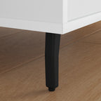 Pies de Soporte 12 pcs Negro 40 x 40 x 100 mm Hierro