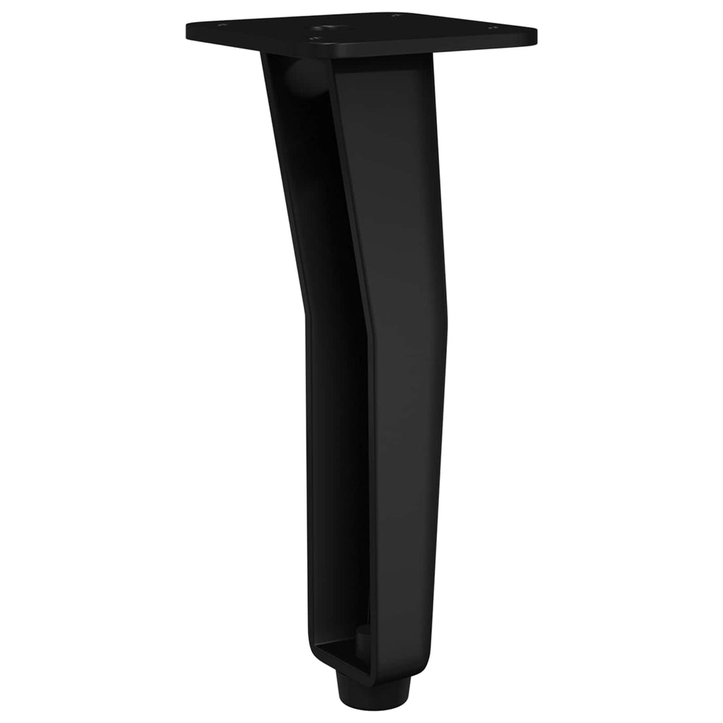Pies de Soporte 12 pcs Negro 40 x 40 x 100 mm Hierro