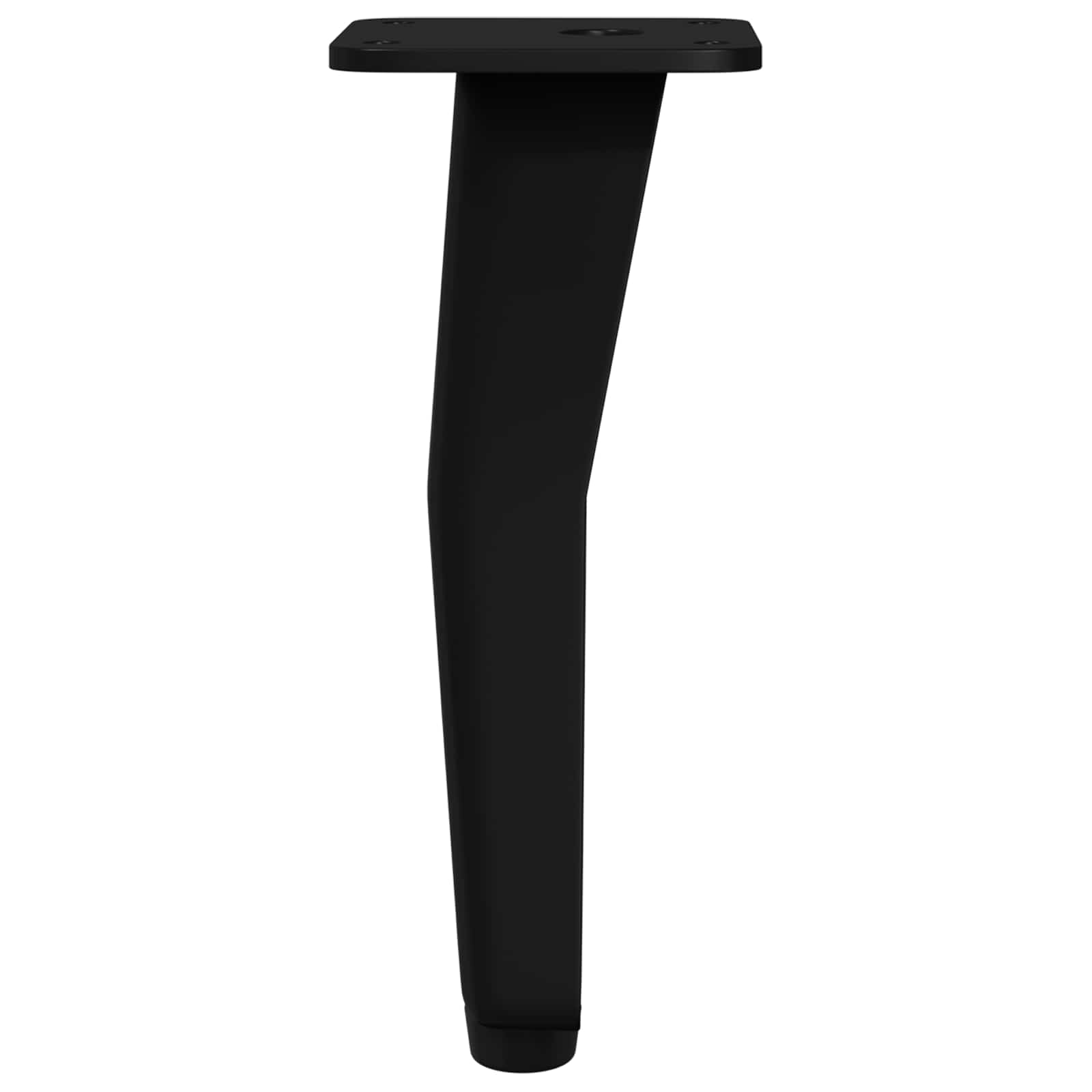 Pies de Soporte 12 pcs Negro 40 x 40 x 100 mm Hierro