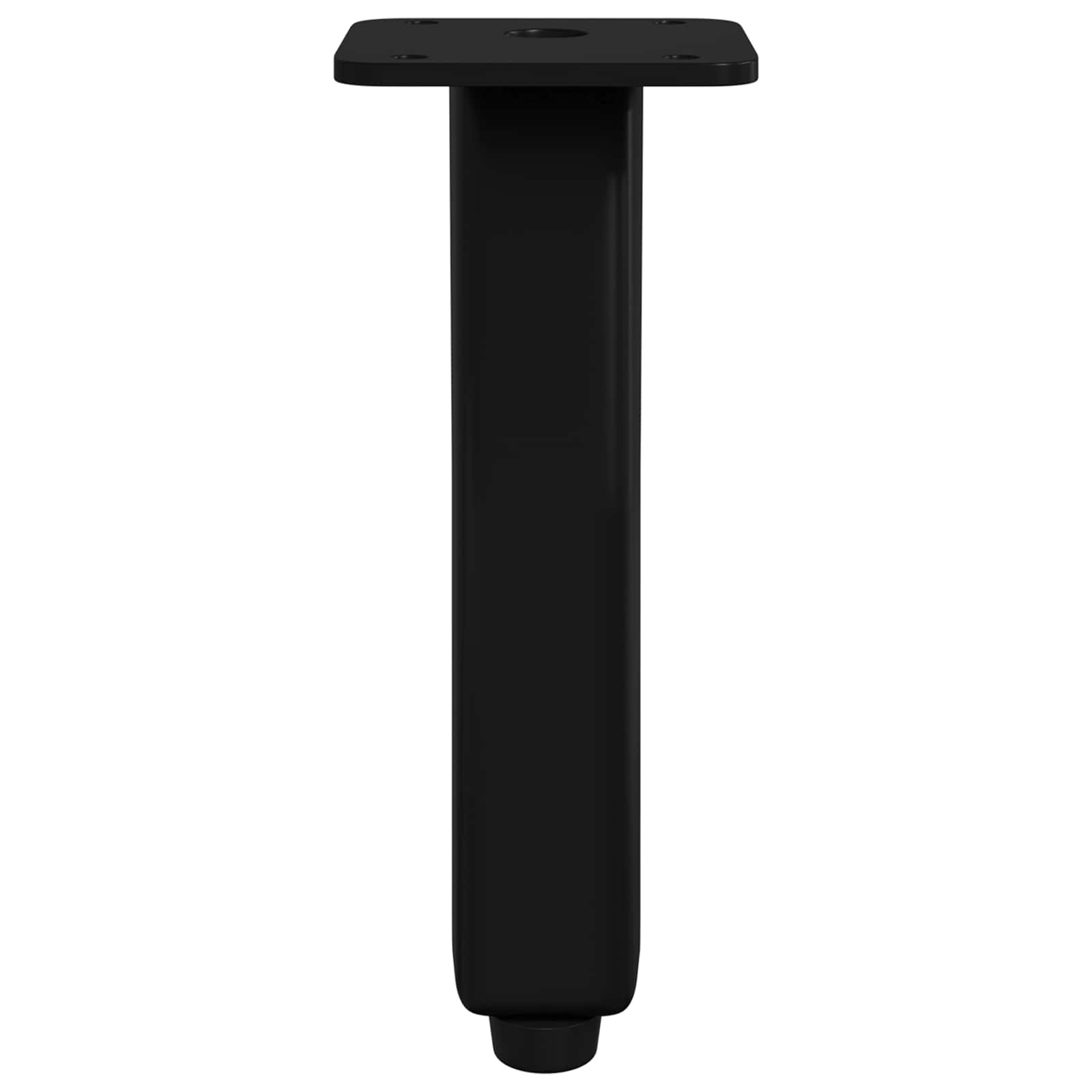 Pies de Soporte 12 pcs Negro 40 x 40 x 100 mm Hierro