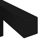 Pies de Soporte 12 pcs Negro 57 x 57 x 100 mm Hierro