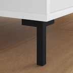 Pies de Soporte 12 pcs Negro 57 x 57 x 100 mm Hierro