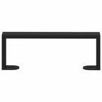 Patas de Muebles 12 pcs Negro 281 x 40,5 x 100 mm Hierro