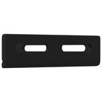 Soporte de Esquina 12 pcs Negro 138,5 x 50,5 x 16 mm Hierro