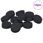 Almohadillas para Pies de Muebles 12 pcs Negro Ø 14 x 4 mm EVA