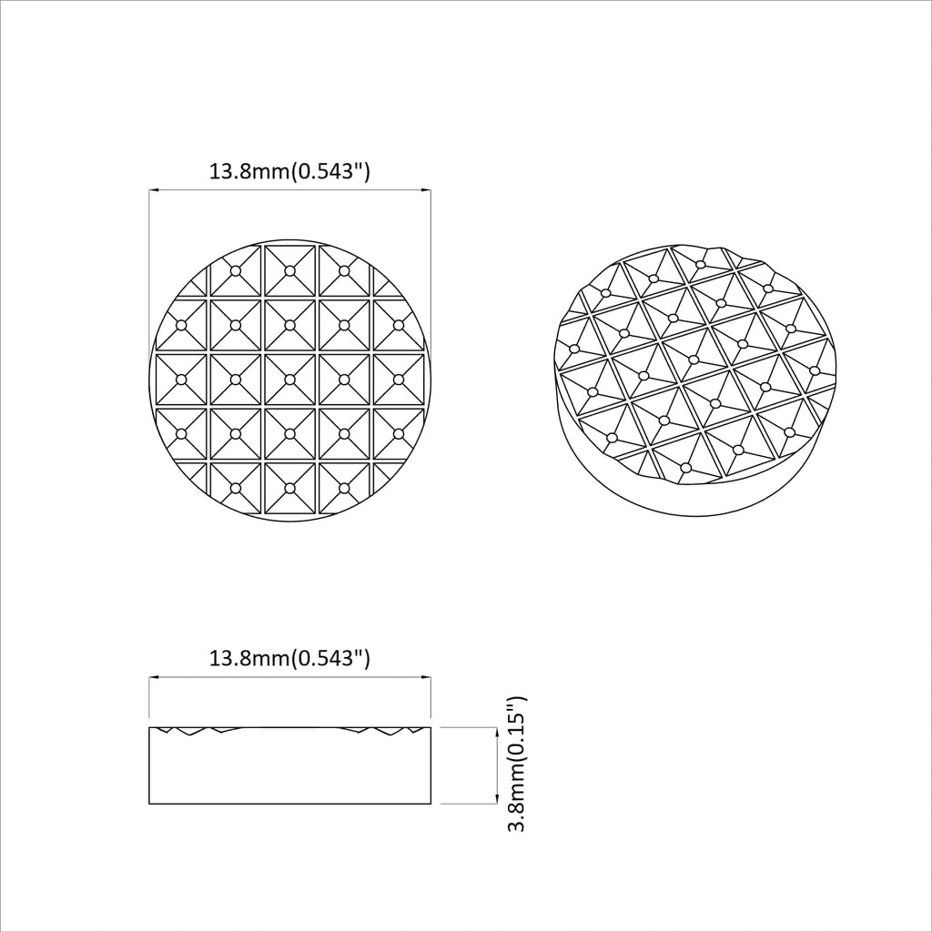 Almohadillas para Pies de Muebles 12 pcs Negro Ø 14 x 4 mm EVA