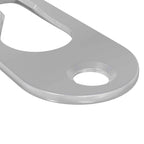 Percha con Agujero de Llave 12 pcs Plateado 45 x 16 x 3.5 mm