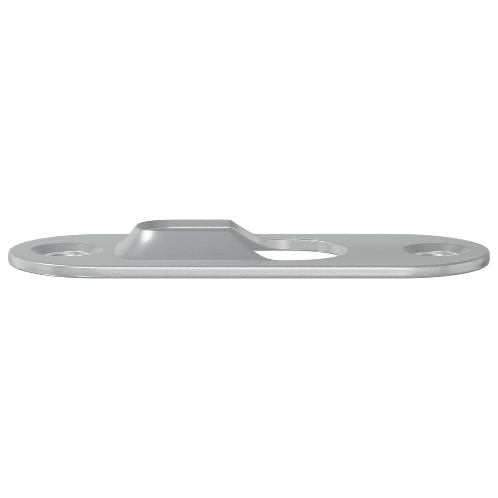 Percha con Agujero de Llave 12 pcs Plateado 45 x 16 x 3.5 mm