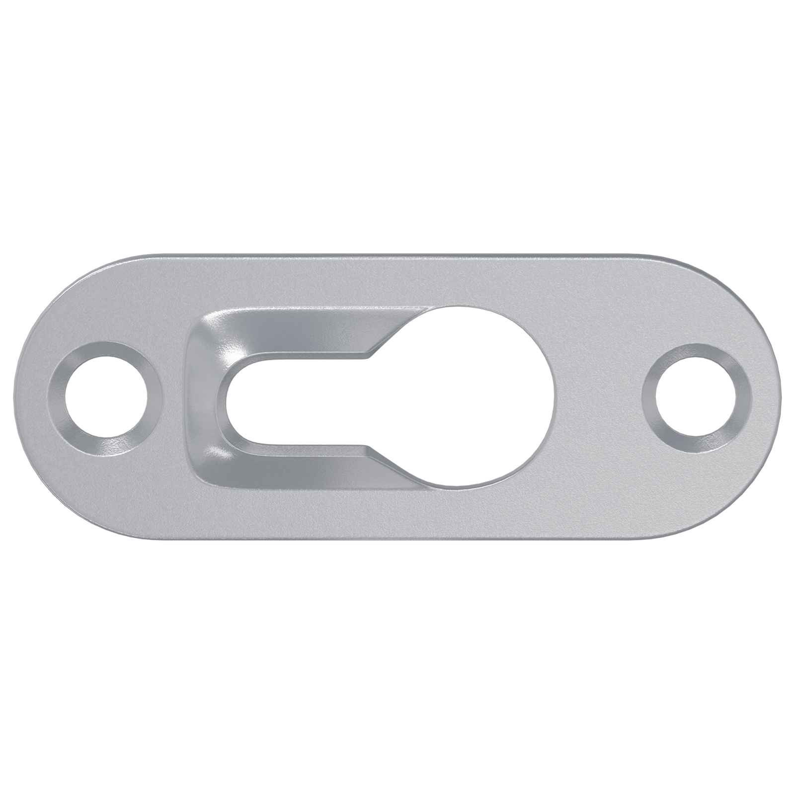 Percha con Agujero de Llave 12 pcs Plateado 45 x 16 x 3.5 mm