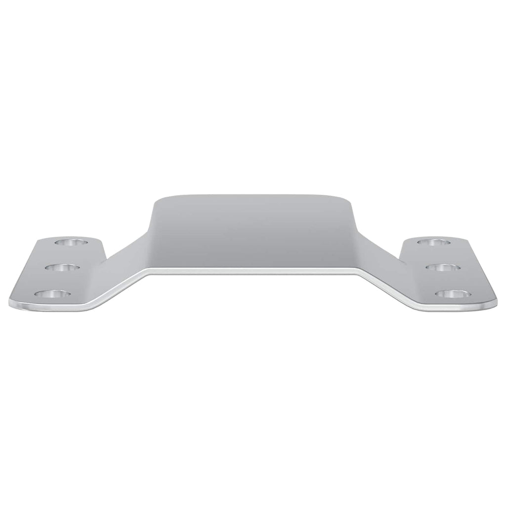 Soporte de Montaje Flush 12 pcs Plateado 75 x 66 x 1,4 mm Acero