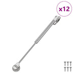 Resorte de Gas Hidráulico 12 pcs Plateado 280 x 17 x 16 mm