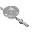 Bisagra de soporte para tapa 12 pcs Plateado 194 x 36 x 18 mm