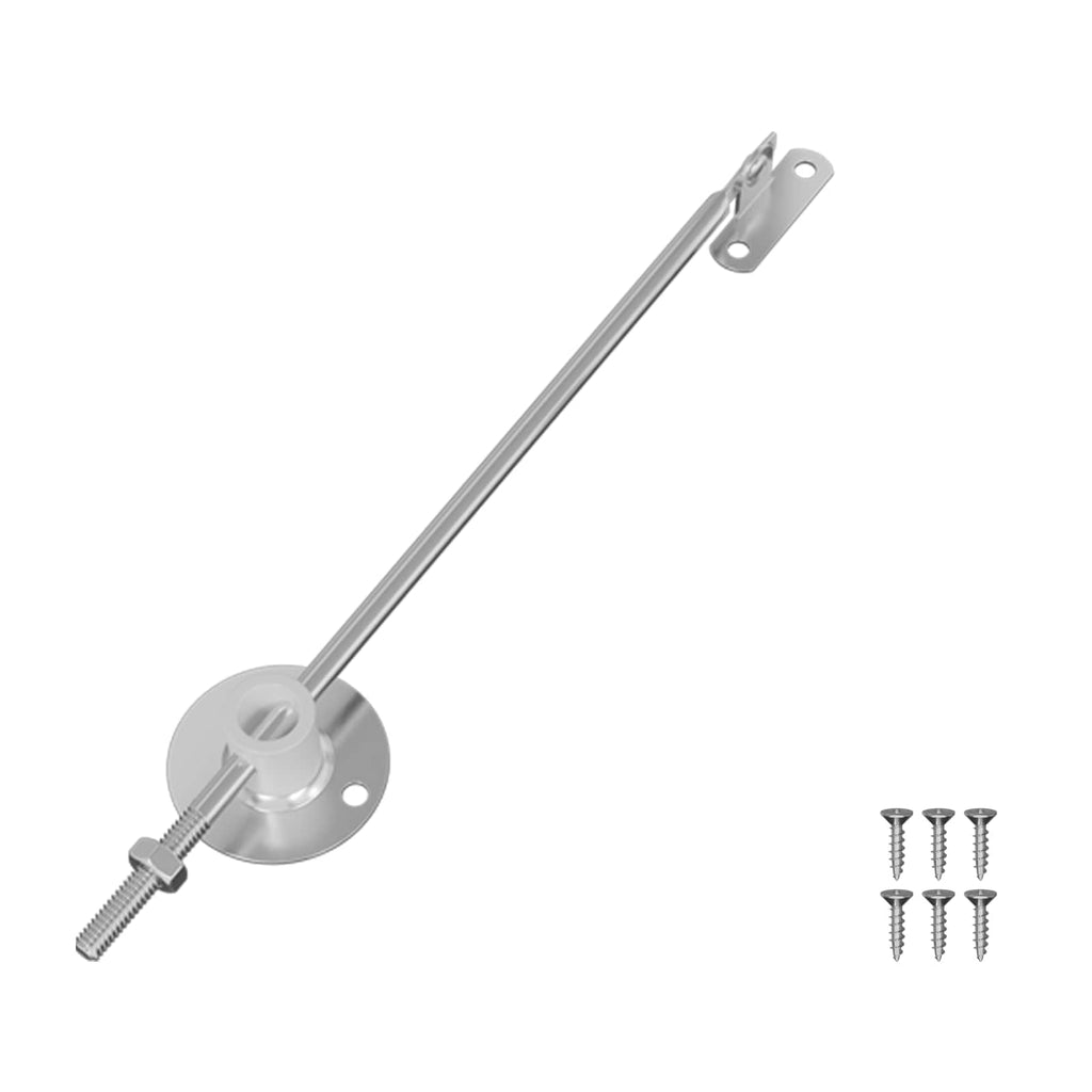 Bisagra de soporte para tapa 12 pcs Plateado 194 x 36 x 18 mm