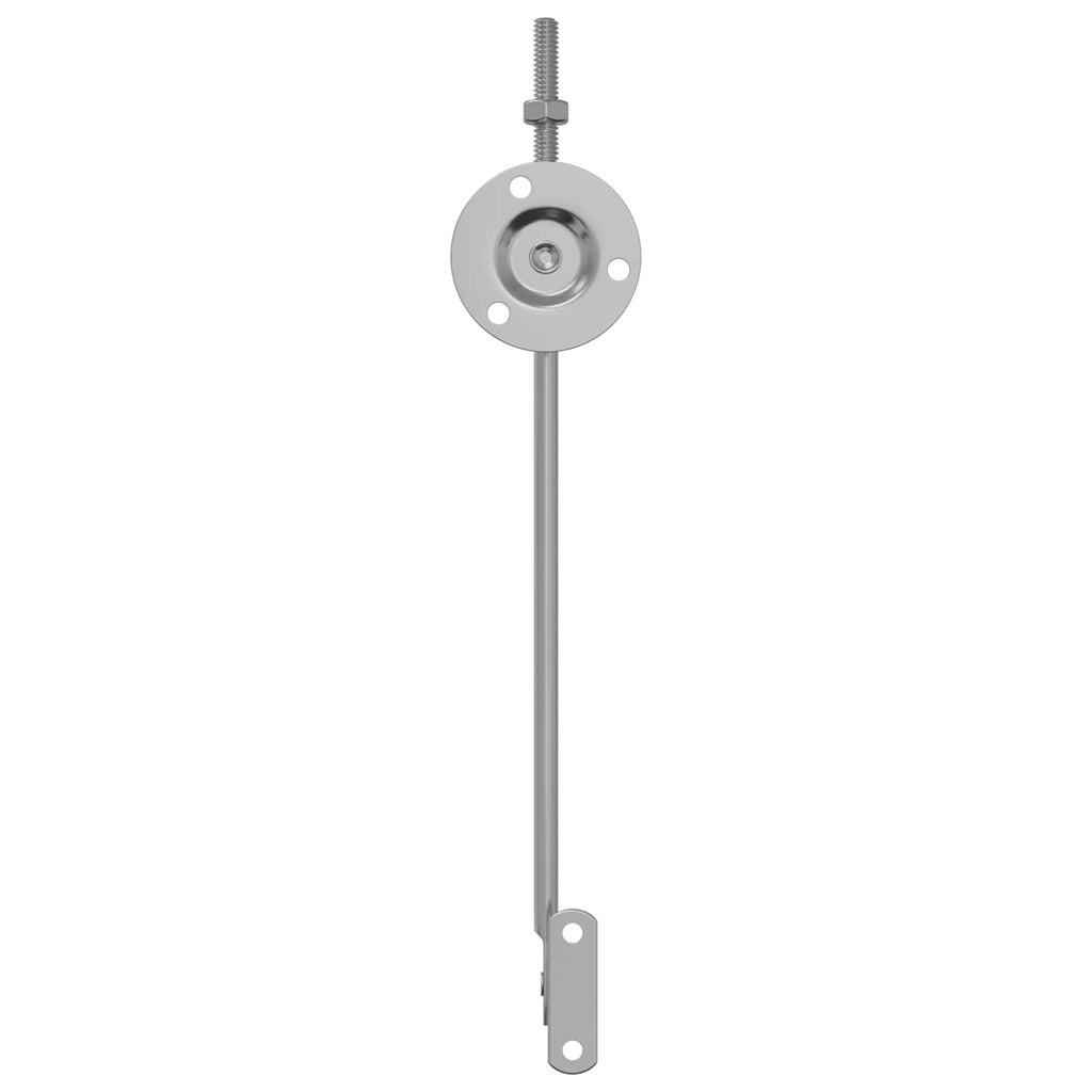 Bisagra de soporte para tapa 12 pcs Plateado 194 x 36 x 18 mm