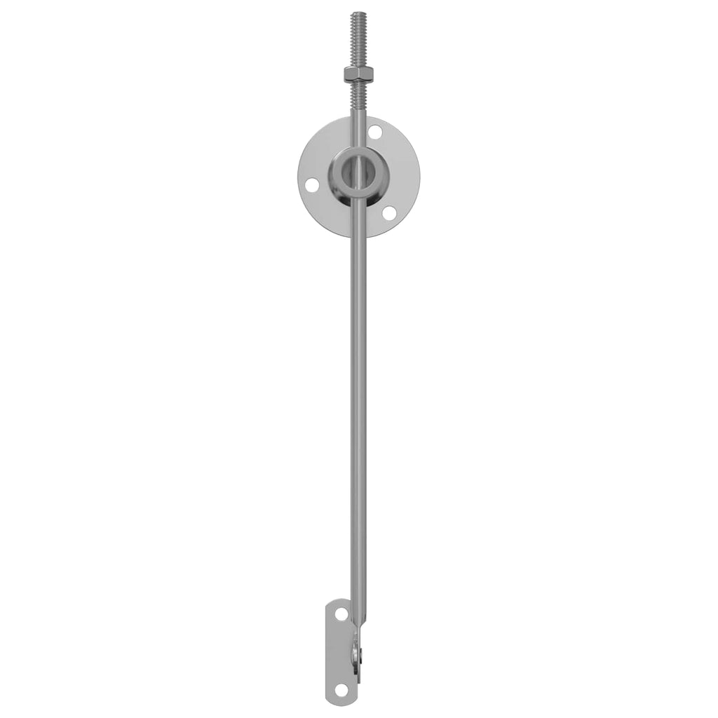 Bisagra de soporte para tapa 12 pcs Plateado 194 x 36 x 18 mm