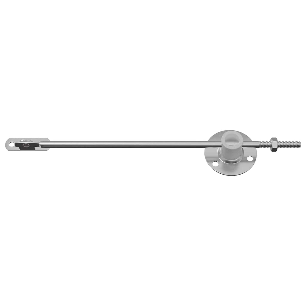 Bisagra de soporte para tapa 12 pcs Plateado 194 x 36 x 18 mm