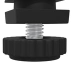 Niveladores para Muebles Ajustable 12 pcs Negro M6 PP