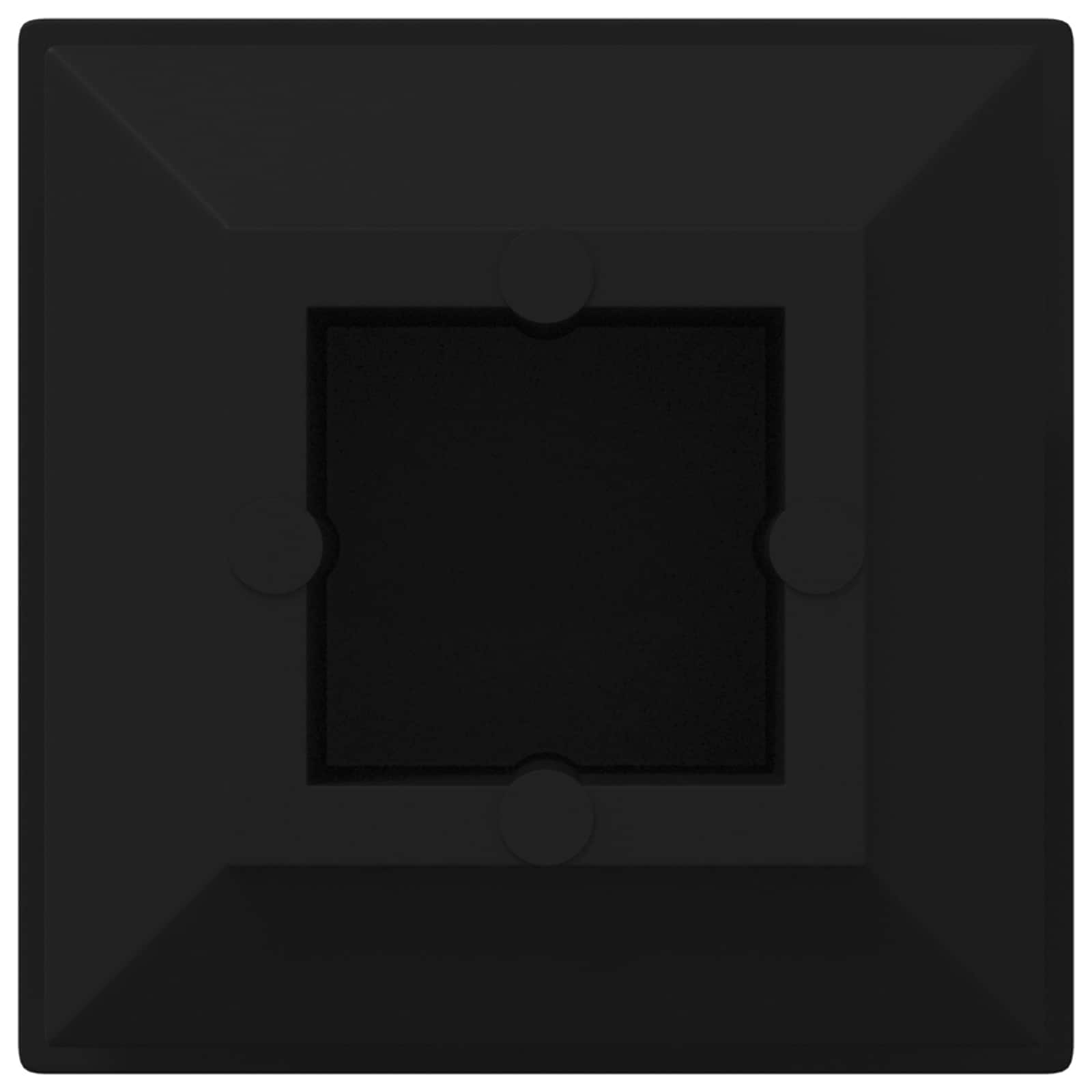 Tapas de Finalización 10909 pcs Negro 15 x 15 x 15 mm PP