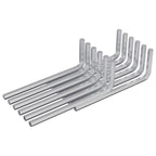 Llave hexagonal 12 pcs Plateado 20 x 52 mm Acero