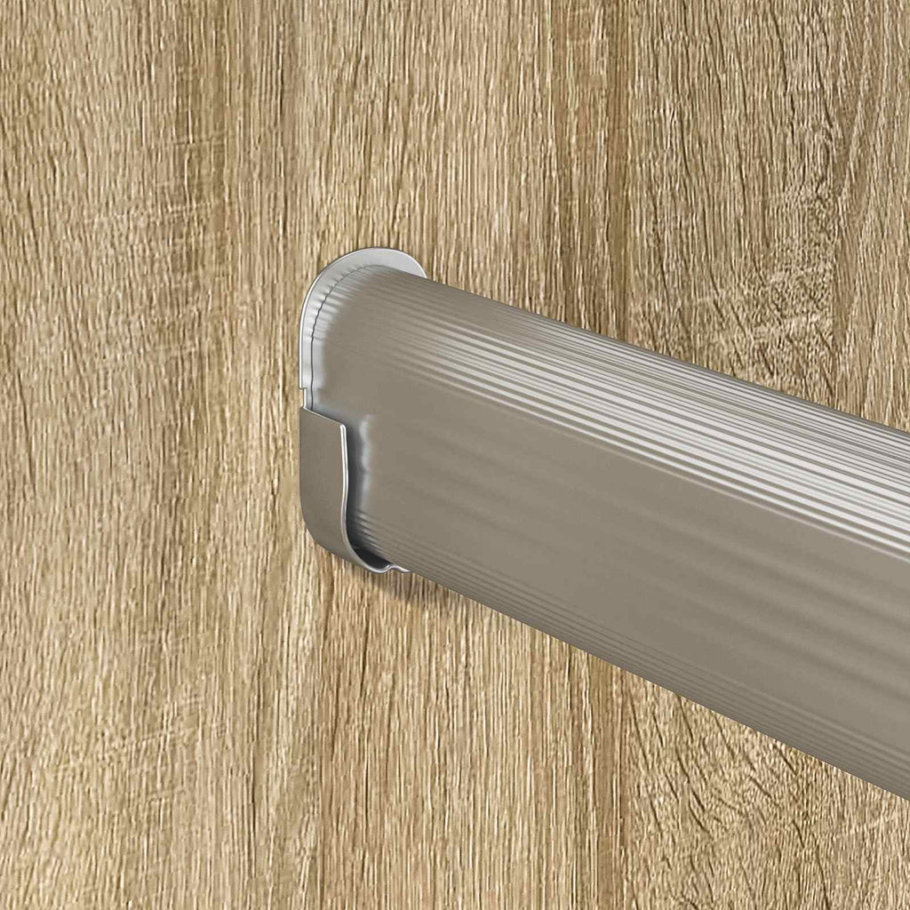 Varilla para Armario 12 pcs Plateado 264 x 15 x 29 mm