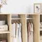 Wardrobe Rail 12 pcs Silver 264 x 15 x 29 mm