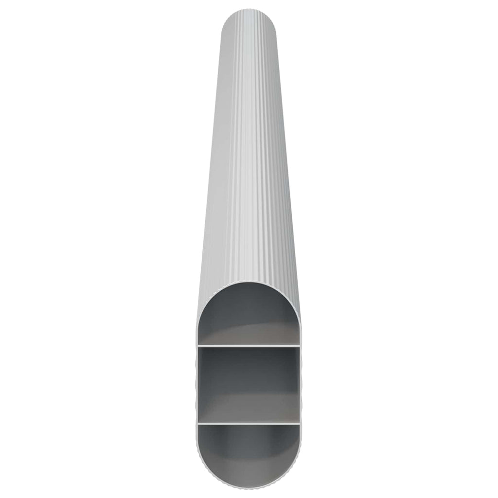 Varilla para Armario 12 pcs Plateado 264 x 15 x 29 mm
