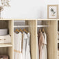 Wardrobe Rail 12 pcs Silver 264 x 15 x 29 mm