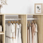 Wardrobe Rail 12 pcs Silver 264 x 15 x 29 mm