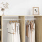 Wardrobe Rail 12 pcs Silver 264 x 15 x 29 mm