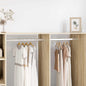 Wardrobe Rail 12 pcs Silver 264 x 15 x 29 mm