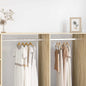 Wardrobe Rail 12 pcs Silver 264 x 15 x 29 mm