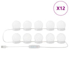 Luces Espejo 12 pcs 4.5 x 4.5 x 4.8 cm Plástico