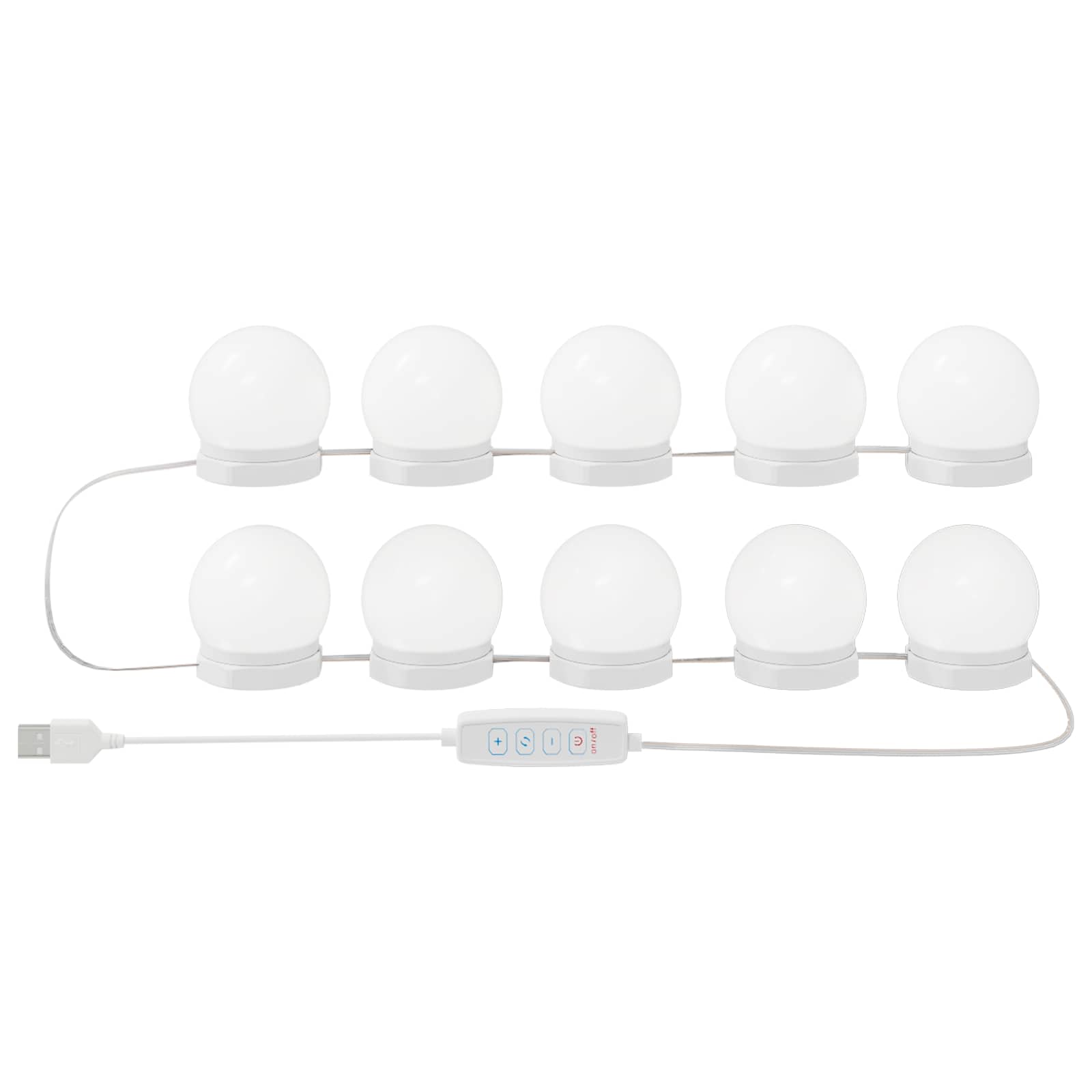 Luces Espejo 12 pcs 4.5 x 4.5 x 4.8 cm Plástico