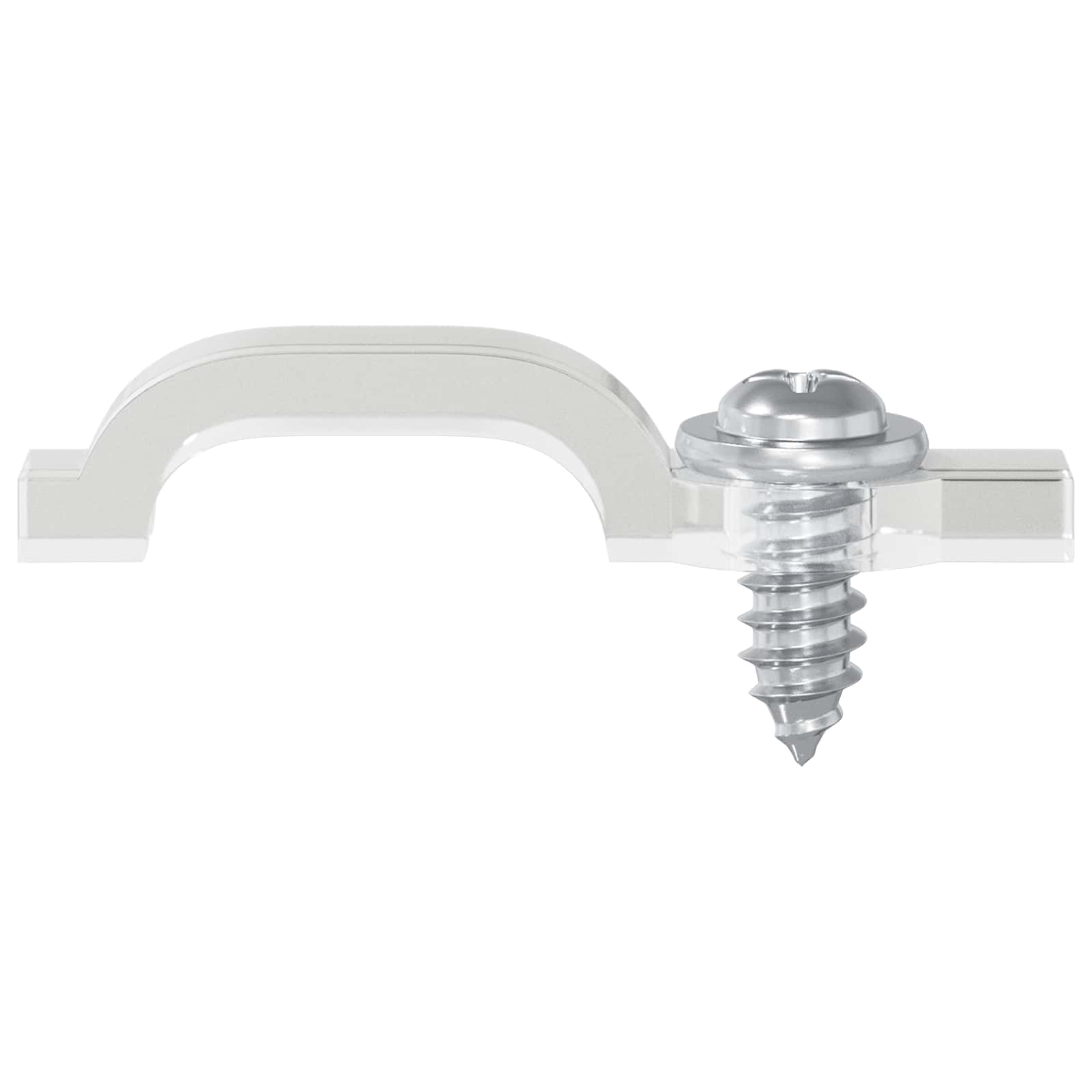 Clips de tira LED 12 pcs Transparente 23,8 x 7,3 x 4,3 mm