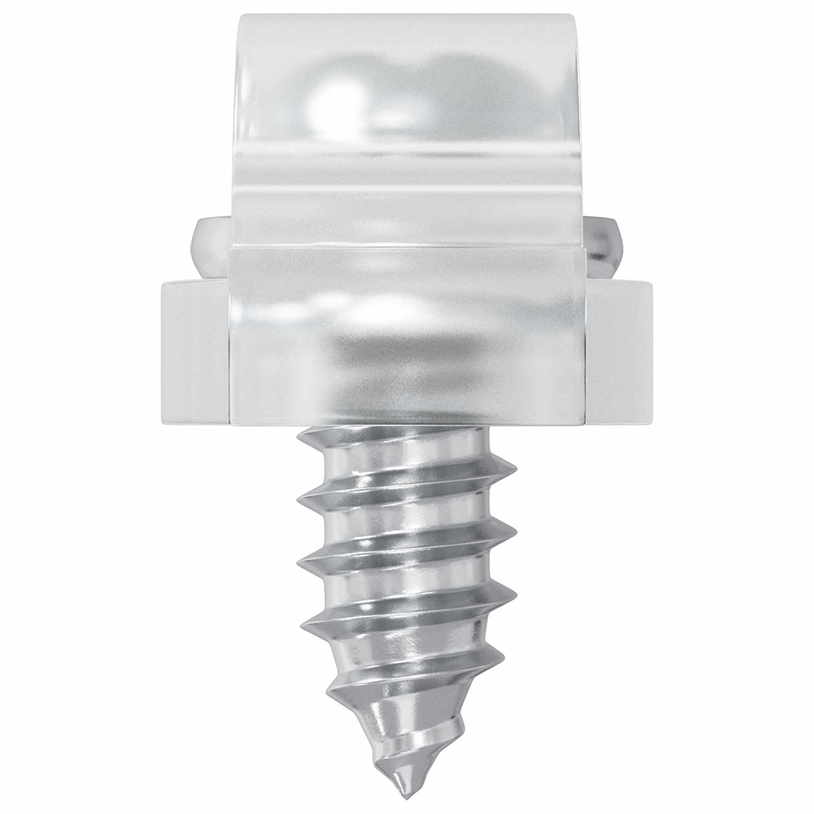Clips de tira LED 12 pcs Transparente 23,8 x 7,3 x 4,3 mm