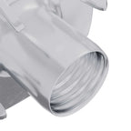 Tuerca T dentada 12 pcs Plateado M6 mm Acero