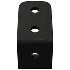 Ganchos 12 pcs Negro M5 x 110 mm Hierro
