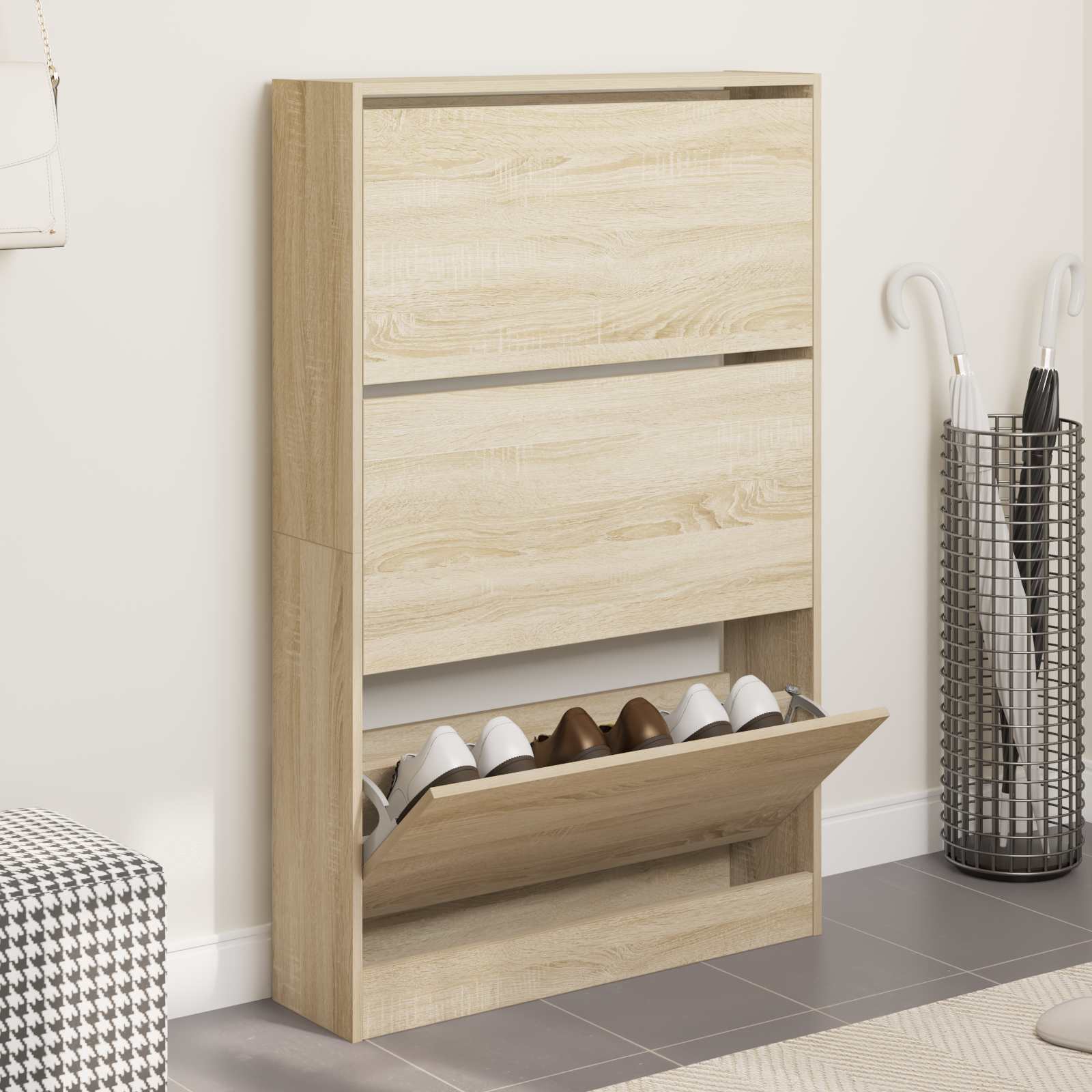 Bisagra de cajón flip 12 pcs Plateado 235 x 155 x 30 mm Hierro