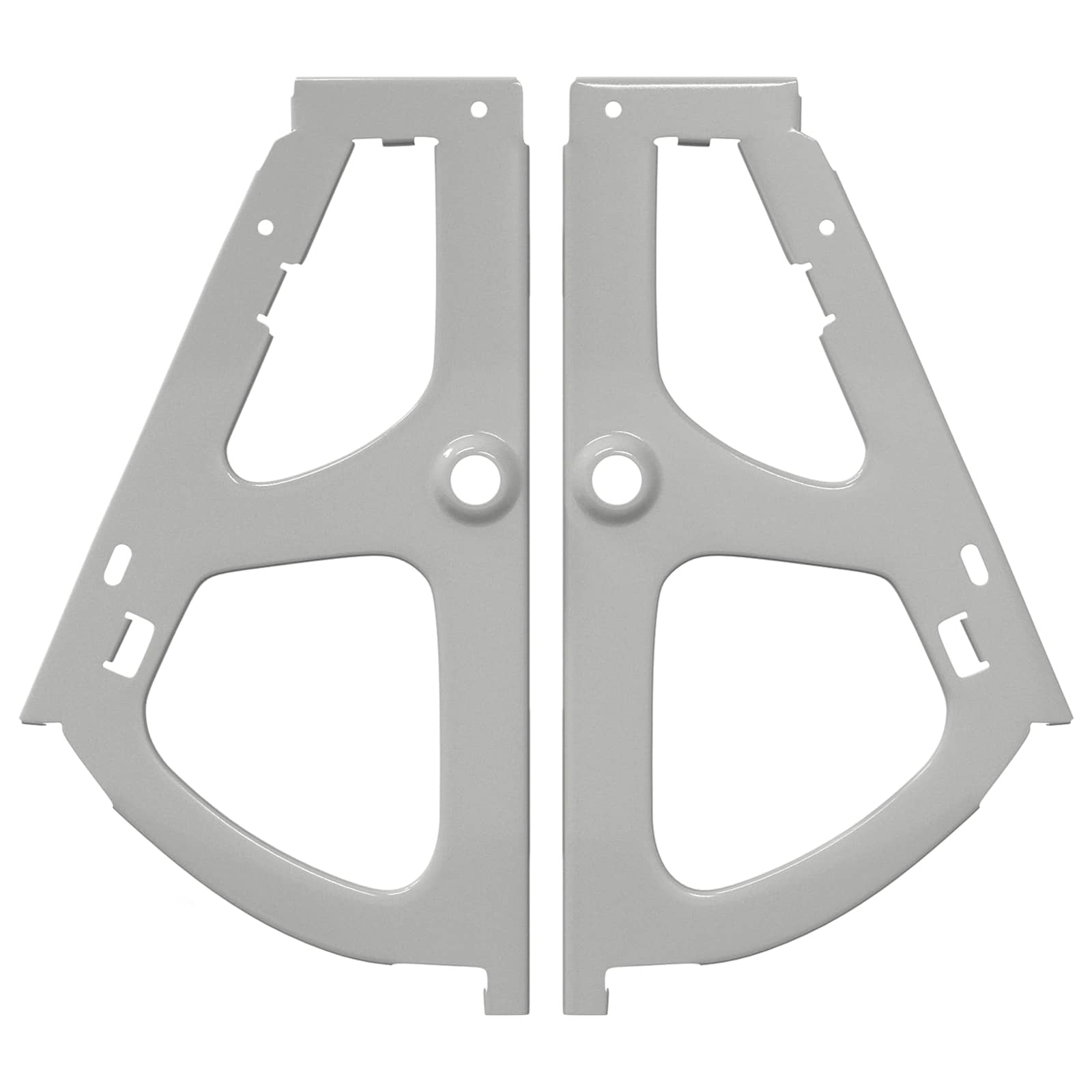 Bisagra de cajón flip 12 pcs Plateado 235 x 155 x 30 mm Hierro