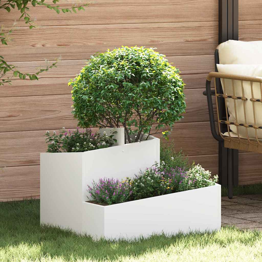 Macetero de Jardín 100 x 100 x 50 cm Acero laminado en frío