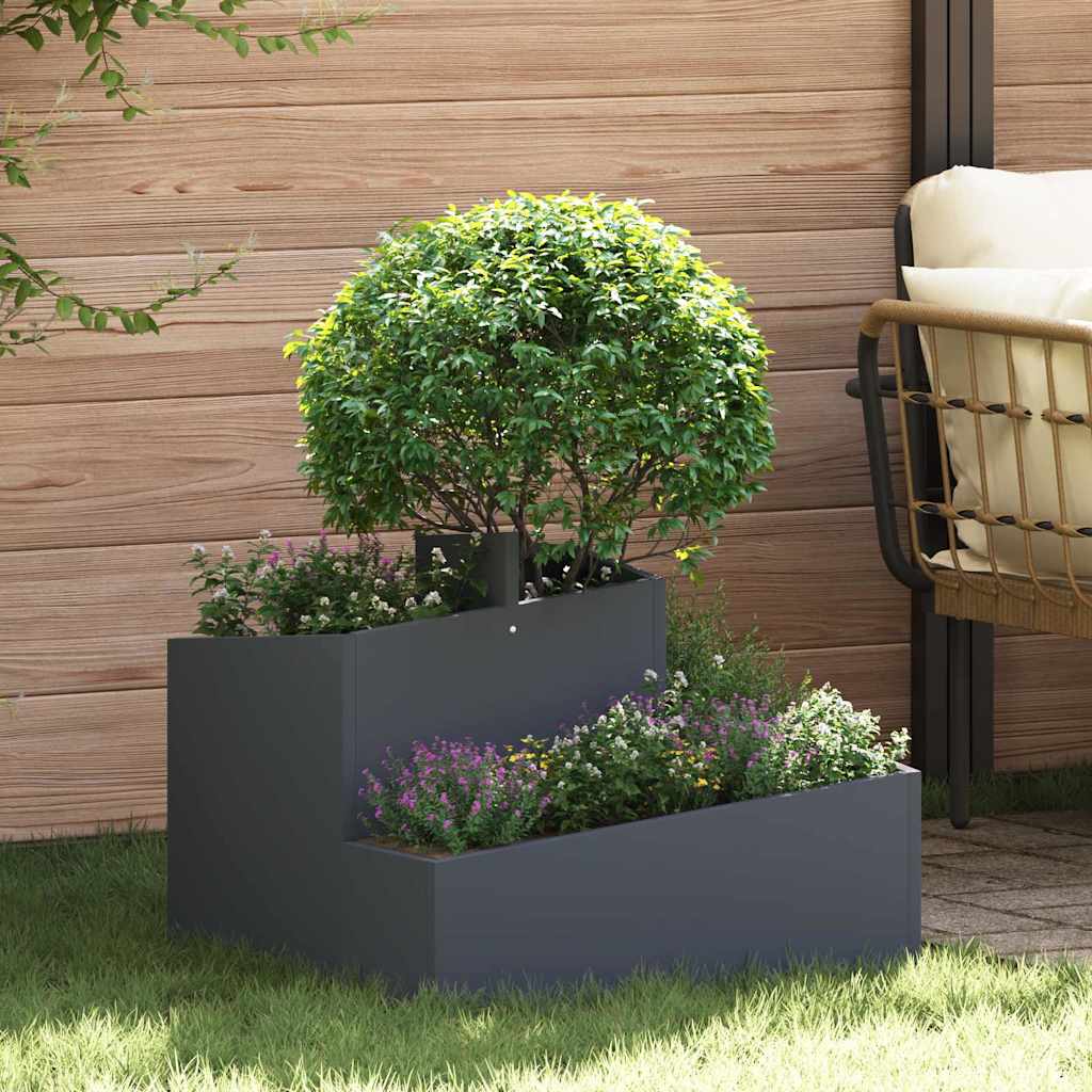 Macetero de Jardín 100 x 100 x 50 cm Acero laminado en frío