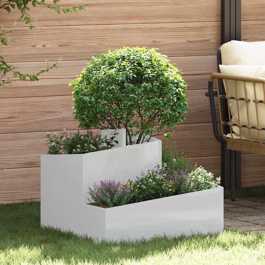 Macetero de Jardín 100 x 100 x 50 cm Acero laminado en frío