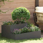 Floreira de Jardim 100 x 100 x 50 cm Aço laminado a frio