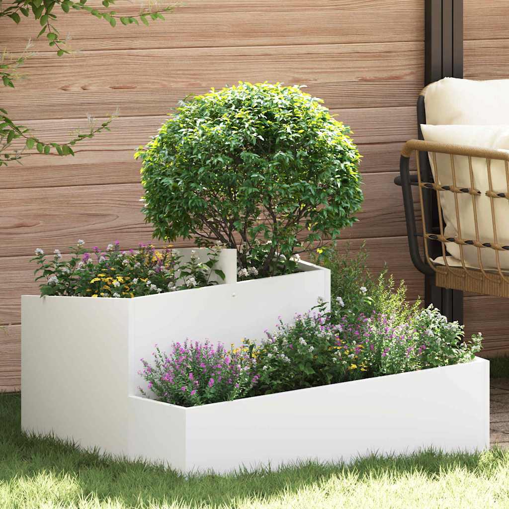 Macetero de Jardín 100 x 100 x 50 cm Acero laminado en frío