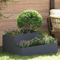 Floreira de Jardim 100 x 100 x 50 cm Aço laminado a frio